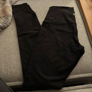 VGUC lululemon full length align leggings size 6, black